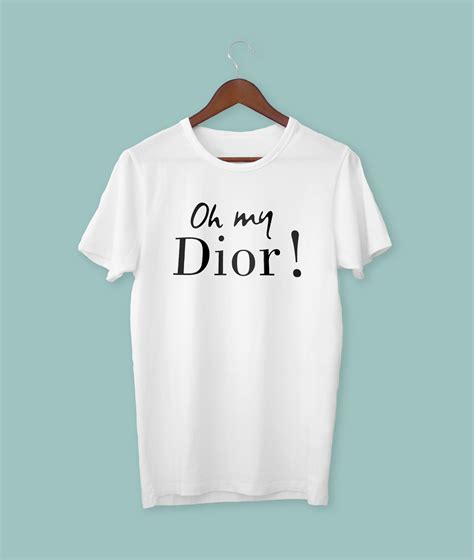 oh my dior tee white|dior designer t shirts.